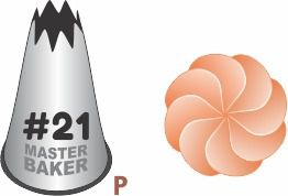 BICO DE CONFEITAR INOX PITANGA ABERTA #21 TAM P COD 2235 UN MASTER BAKER