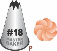 BICO DE CONFEITAR INOX PITANGA ABERTA #18 TAM P COD 2237 UN MASTER BAKER