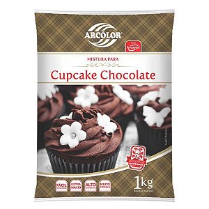 MISTURA PARA CUPCAKE DE CHOCOLATE 1 KG ARCOLOR