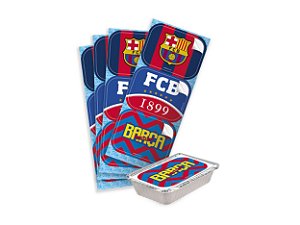 ADESIVO RETANGULAR BARCELONA F.C 12 UNIDADES - FESTCOLOR