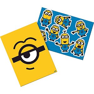 KIT DECORATIVO CARTONADO FESTA NEW MINIONS - FESTCOLOR