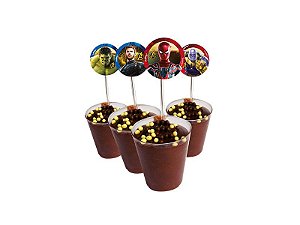 COLHERZINHA COM ENFEITE - FESTA OS VINGADORES 3 - 20 UNIDADES - REGINA FESTAS