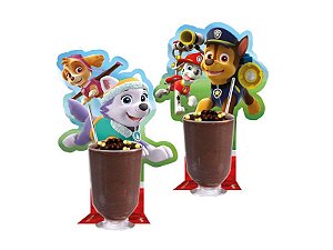 COPINHO COM ENFEITE FESTA PATRULHA CANINA - 08 UNIDADES - REGINA FESTAS