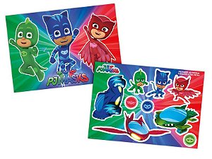 Painel para Montar PJ Masks Regina