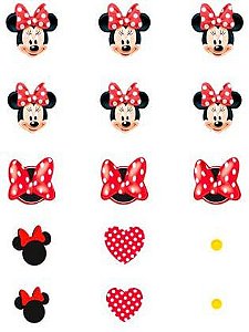 CONFETE DE PAPEL MINNIE VERMELHA - 20G -  REGINA FESTAS