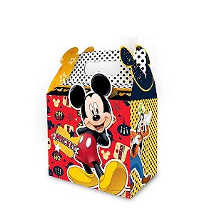 CAIXA SURPRESA FESTA MICKEY CLÁSSICO - 08 UNIDADES - REGINA FESTAS