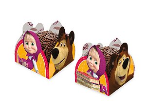 PORTA FORMINHA PARA DOCINHOS FESTA MASHA E O URSO - 50 UNIDADES - REGINA FESTAS