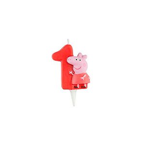 Vela Peppa Pig - Para Bolo, Aniversário E Festa