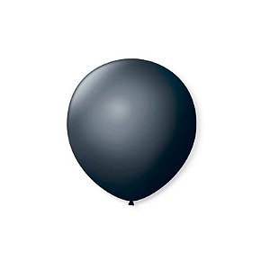 BALÃO DE FESTA LATEX 5'' 13CM - PRETO EBANO- 50 UNIDADES - SÃO ROQU