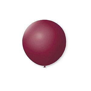 BALÃO DE FESTA LATEX 5'' 13CM - BORDÔ - 50 UNIDADES - SÃO ROQUE