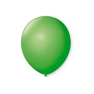 BALÃO DE FESTA LATEX 7'' 18CM - VERDE MAÇÃ - 50 UNIDADES - SÃO ROQUE