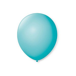 BALÃO DE FESTA LATEX 7'' 18CM - AZUL OCEANO - 50 UNIDADES - SÃO ROQUE