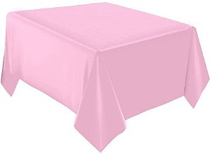 TOALHA DE MESA FESTA COLORS - ROSA BEBÊ - 01 UNIDADES - 2,20M X 1,20M - REGINA FESTAS