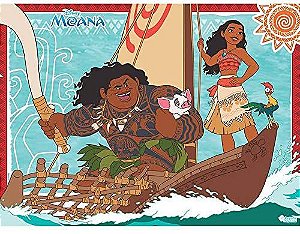 PAINEL GRANDE DE TNT DECORATIVO FESTA MOANA  - 1,40M X 1,03M - PIFFER