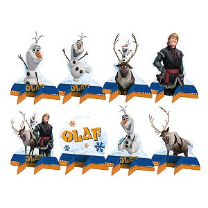 ENFEITE DE MESA PERSONAGENS FESTA OLAF FROZEN - REGINA FESTAS