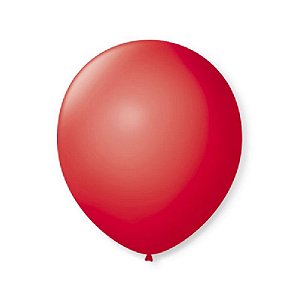 BALÃO DE FESTA LATEX 9'' 23CM - VERMELHO RUBI - 50 UNIDADES - SÃO ROQUE