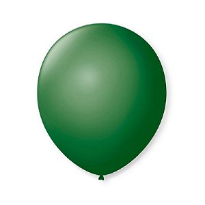 BALÃO DE FESTA LATEX 9'' 23CM - VERDE FOLHA - 50 UNIDADES - SÃO ROQUE