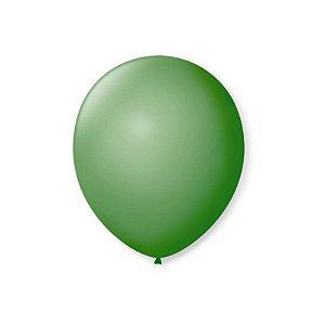 BALÃO DE FESTA LATEX 7'' 18CM - VERDE BANDEIRA - 50 UNIDADES - SÃO ROQUE