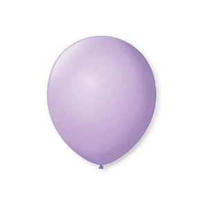 BALÃO DE FESTA LATEX 7'' 18CM - PEROLADO LILÁS - 50 UNIDADES - SÃO ROQUE