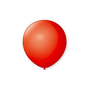 BALÃO DE FESTA LATEX 5'' 13CM - VERMELHO QUENTE - 50 UNIDADES - SÃO ROQUE