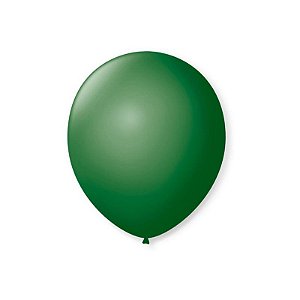 BALÃO DE FESTA LATEX 7'' 18CM - VERDE FOLHA - 50 UNIDADES - SÃO ROQUE