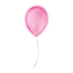 BALÃO DE FESTA NEON 9'' 23CM - ROSA - 25 UNIDADES - SÃO ROQUE