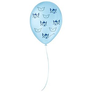 BALÃO DE FESTA ASINHAS DE ANJO AZUL BABY E AZUL COBALTO 9'' 23CM - 25 UNIDADES - SÃO ROQUE