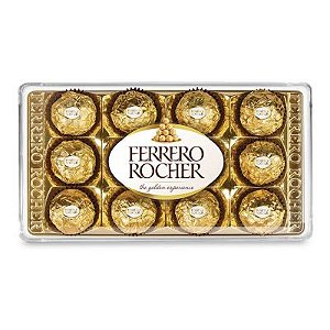 BOMBOM FERRERO ROCHER 150G - COM 12 UNIDADES