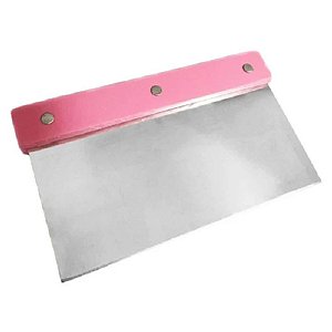 RASPADOR DE INOX ROSA 20CM  - CÓDIGO RA-50   - SOLRAC