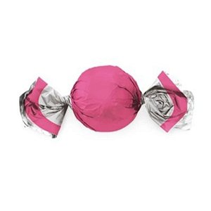 EMBALAGEM PARA TRUFAS E BOMBONS COLOR TRENDS NEON PINK  - 15CM X 16CM - 75 UNIDADES -CROMUS