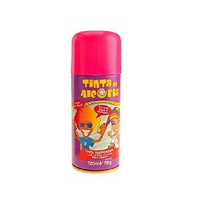 TINTA DA ALEGRIA SPRAY PARA CABELO ROSA PINK - 120ML / 70G