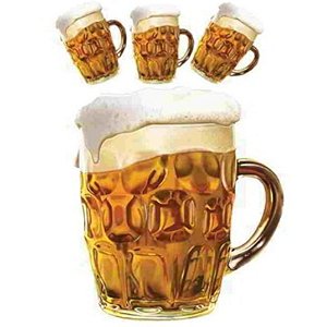 KIT  CANECA DE CHOPP - 04 UNIDADES - FESTA MALUCA