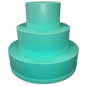 Bolo verde água- azul Tiffany  Bolos de aniversário verde, Bolo