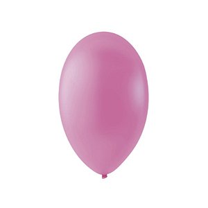 BALAO LATEX REDONDO TAMANHO 10" MAGENTA NEON - 50 UNIDADES - REGINA FESTAS