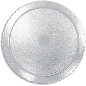 BASE PARA BOLO CAKE BOARD REDONDO PRATA 35 CM - ULTRAFEST