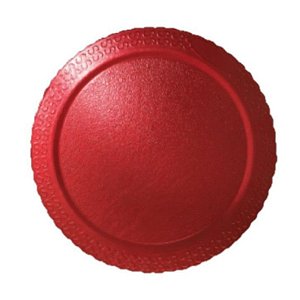 BASE PARA BOLO CAKE BOARD REDONDO VERMELHO 32 CM - ULTRAFEST