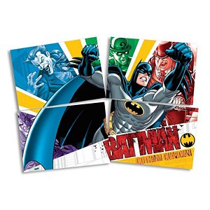 PAINEL DECORATIVO GIGANTE FESTA BATMAN - 1,28M X 90CM - FESTCOLOR