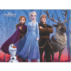 PAINEL GRANDE DE TNT DECORATIVO FESTA FROZEN 2 - 1,40M X 1,03M - PIFFER