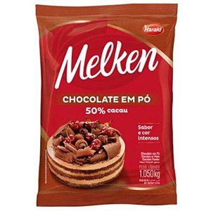 CHOCOLATE MELKEN EM PO 50% CACAU  1,050KG - HARALD