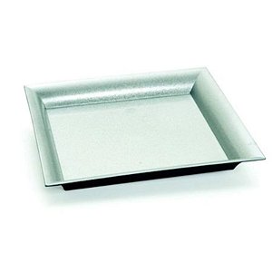 BANDEJA DECORATIVA QUADRADA BRANCA 25X25X2,5 - 1 UNIDADE - CROMUS