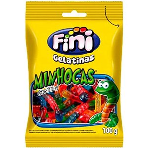 MINHOCAS BRILHO SABORES SORTIDOS 90G - FINI