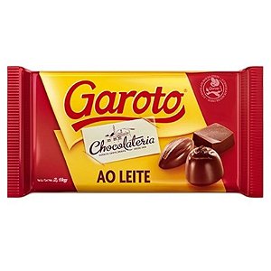 CHOCOLATE AO LEITE EM BARRA - 1KG - GAROTO 