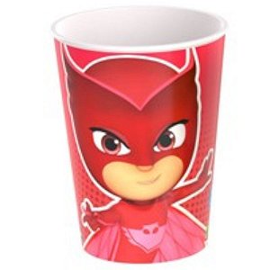 COPO DE PLÁSTICO PJ MASKS 320ML CORUJITA  - 1 UNIDADE - REF 6139 - PLASÚTIL