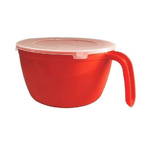 TIGELA INOVAR MULTIUSO COM TAMPA VERMELHO - CÓD.: TI-04 - SOLRAC GOURMET