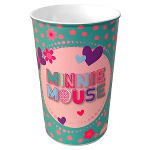 COPO DE PLÁSTICO MINNIE ROSA 320ML - 1 UNIDADE - REF 8251- PLASÚTIL