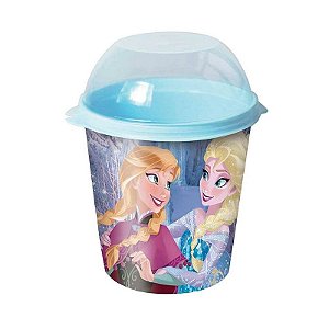 PORTA MIX PIPOCA FESTA FROZEN II 600ML - REF.:6571 - PLASÚTIL