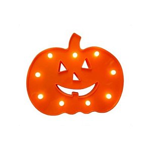 ENFEITE LUMINÁRIA LED ABÓBORA FESTA HALLOWEEN 20 CM - 01 UNIDADE - COMERCIAL WEI