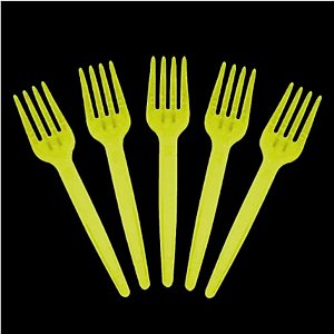 GARFO SOBREMESA AMARELO NEON CONTÉM 50 UNIDADES - CÓD.:901/102 - KAIXOTE