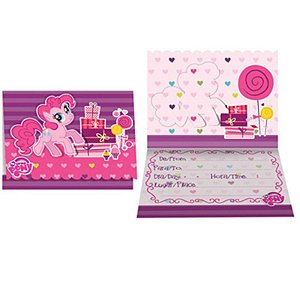 Convite de Aniversário para Meninas Little Pony - Imagem Legal