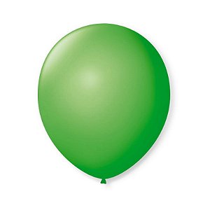 BALÃO DE FESTA LATEX 9'' 23CM - VERDE MAÇA - 50 UNIDADES - SÃO ROQUE